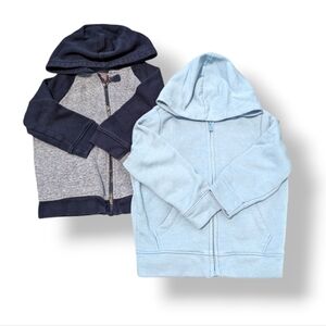 18M Toddler Boys Zip-Up Hoodies